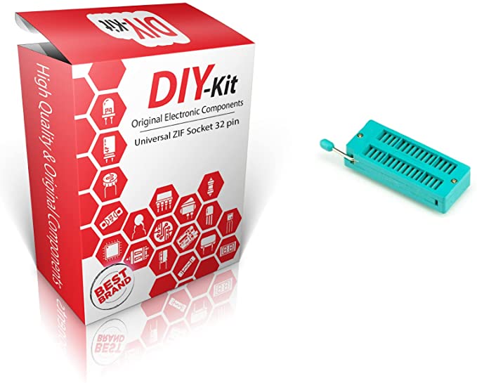 DIY-Kit Universal ZIF Socket 32 pin with following features: