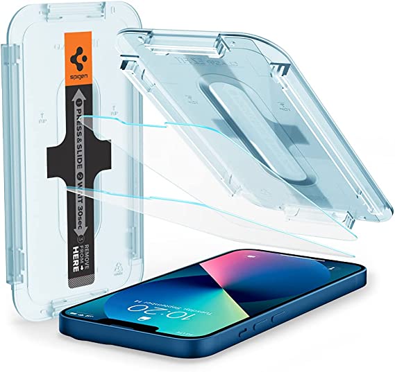 Spigen Tempered Glass Screen Protector [Glas.tR EZ FIT] Designed for iPhone 5.4
