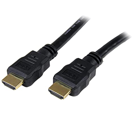 StarTech.com 1.5m High Speed HDMI Cable Ultra HD 4k x 2k HDMI Cable HDMI to HDMI M/M - 5 ft HDMI 1.4 Cable - Audio/Video Gold-Plated (HDMM150CM)