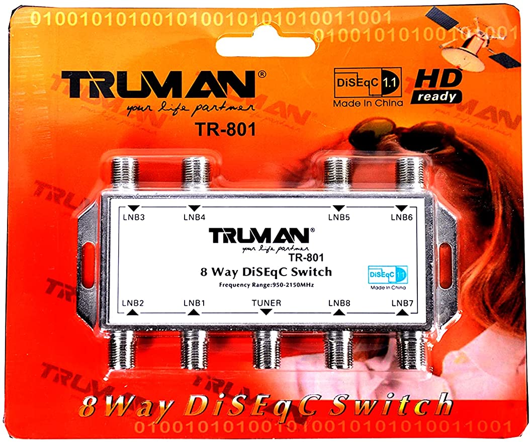 Truman Diseqc Switch (8 Ports, TR-801)