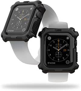 URBAN ARMOR GEAR UAG Compatible Apple Watch Case 44mm, iWatch Series 6/5/4 & Watch SE, Rugged Protective Bumper Case, Black/Black