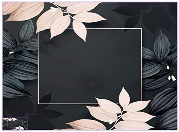 Mouse Pad - Modern Design - Roses Black Background