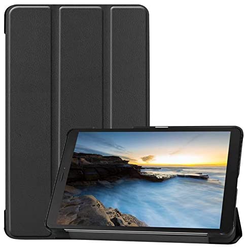 siduater Case for Samsung Galaxy Tab A 8.0 2019 Without S Pen Model (-T290 Wi-Fi, -T295 LTE), Slim Lightweight Tri-Fold Stand Cover with Magnetic Closured, Black