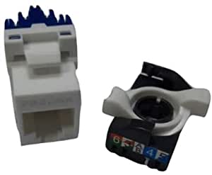 ProLink CAT6 UTP 1G keystone jack rotating, Tool-less Connection Module