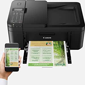 Canon Pixma TR4640: Printer/Copier 4800 x 1200dpi, Flatrbed Scanner 600 x 1200 / Fax/Duplex / 20sh ADF/USB - Wifi/Android/iOS/Appleprint