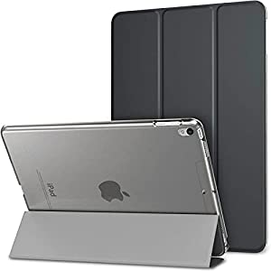 Smart Case for iPad Air 3 10.5" 2019/iPad Pro 10.5" 2017 Lightweight Slim Shell Translucent Frosted Back Cover - Black