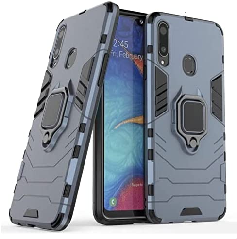 For Samsung Galaxy A20s, Iron Man Ring Original Case from CompuMisr - Navy Blue