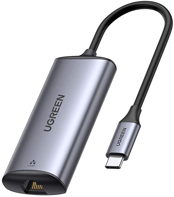 UGREEN USB C to 2.5G Ethernet Adapter Type C to 2.5 Gigabit Network Thunderbolt 3 RJ45 LAN 2.5Gbps Converter