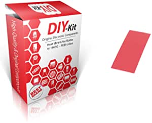 DIY-Kit Heat Shrink for Battery 18650 – RED color1