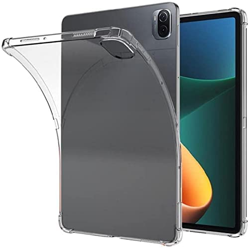 MKL Case Compatible with Mi Pad 5 / Pad 5 Pro 11 Inch, Shockproof Tablet Protective Case Tablet Silicone Anti-Drop Cover Soft TPU Airbag for Clear Table Protective Cover
