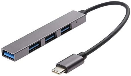 Tobo 4 USB 3.1A Hub to USB-C OTG Type-C Adapter Dock for MacBook Pro Aluminium 4-in-1