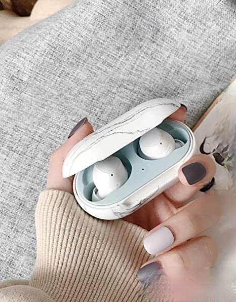 Suitable for Galaxy Buds+ bluetooth headset Protective marble hard Case - Style 1