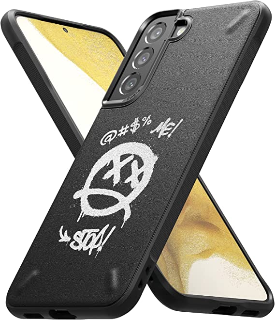 Ringke Onyx Design Compatible with Samsung Galaxy S22 5G Case (2022), Design Print Back Tough Rugged Durable Shockproof TPU Heavy Duty Protective Phone Cover - Graffiti
