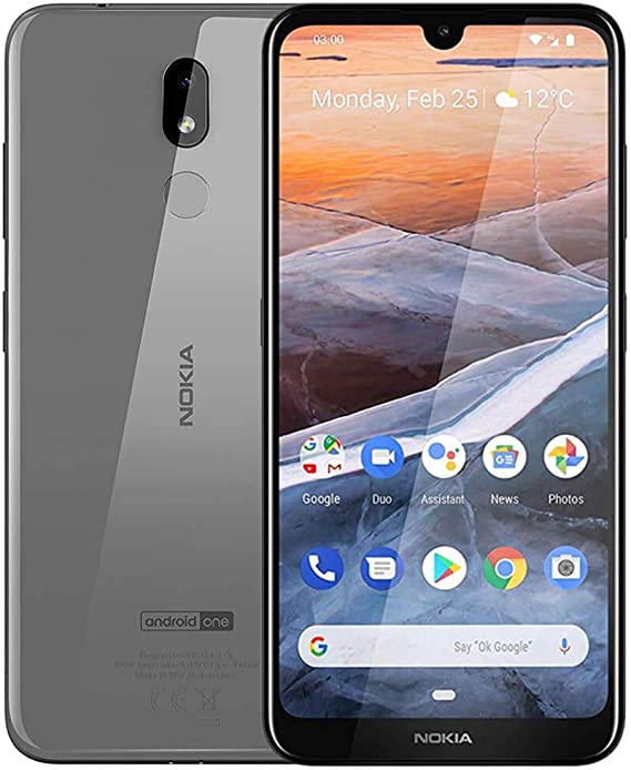 Nokia 3.2 TA-1164 Dual Sim Mobile Phone - 6.26 Inches, 32 GB, 3 GB RAM, 4G LTE - Steel