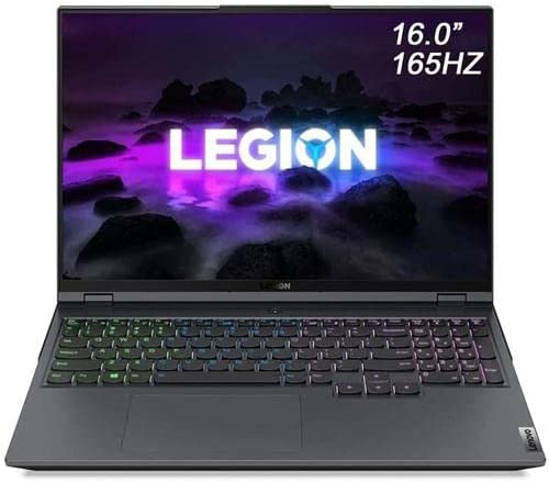 Lenovo Legion 5 Pro Laptop - 11th Intel Core i7-11800H, 32GB RAM, 1TB SSD, NVIDIA GeForce RTX 3060 6GB GDDR6 Graphics, 16" WQXGA (2560x1600) IPS 500nits 165Hz, 4-Zone RGB Backlit KB, Dos - Storm Grey