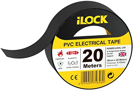 iLock Electrical Tape – 20 Meters – Black