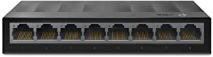 TP-LINK LS1008G Desktop Switch, 8 Ports - Black