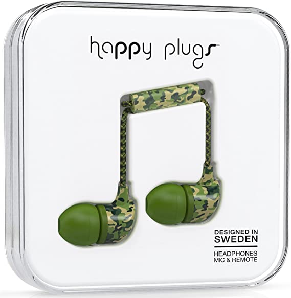 Happy Plugs In Ear Headset, Green - 7742
