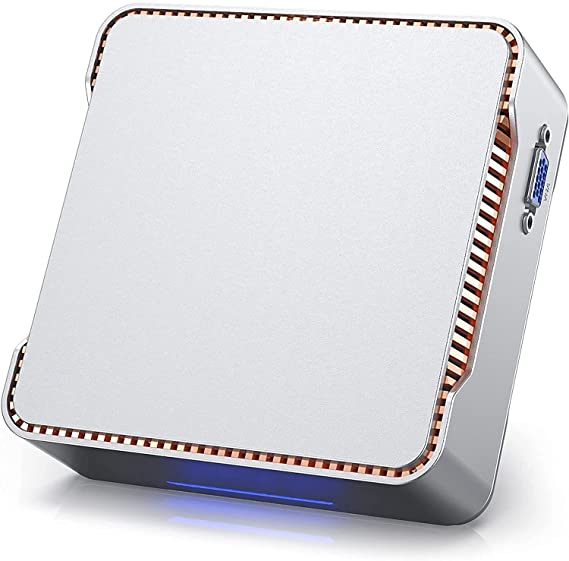 Mini PC, 8 GB RAM + 128 GB ROM, Celeron N3350, Windows 10 Pro, 2.4 G+5G Dual WiFi, Gigabit Ethernet, Bluetooth 4.2, 4K Micro Computer Desktop