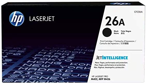 Hp 26a (cf226a) Black Original Laserjet Toner Cartridge