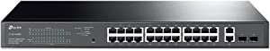 TP-Link TL-SG1428PE network switch Managed Gigabit Ethernet (10/100/1000) Black 1U Power over Ethernet (PoE) TL-SG1428PE, Managed, Gigabit Ethernet (10/100/1000), Power over Ethernet (PoE),
