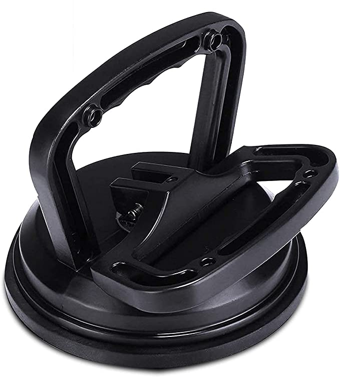 Pull Suction Cup Glass Suction Cup Powerful Suction Lifter Heavy-Duty Fixing Tool Suitable for Car Dent Repair, Mobile Phone, Tablet, LCD Computer Screen Suction Device (Black)