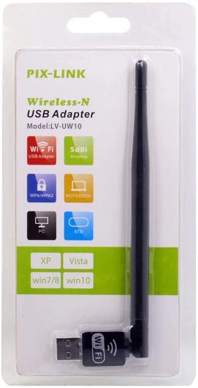 150M USB WiFi Wireless Network, Networking Card LAN Adapter with Antenna