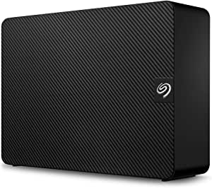 Seagate Expansion 8TB Desktop External HDD - 3.5 Inch USB 3.0 for Windows and Mac with 3 yr Data Recovery Services, Portable Hard Drive (STKP8000400), Black