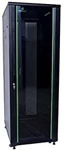 ProRack 42U 800 * 800 Standing Server Rack with Glass Door, 4 fans, 1 shelf, and 1 PDU 8 outlet (Not installed)