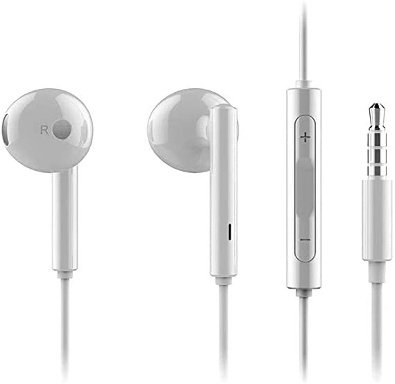 For Huawei AM116 In Ear Earphones - White and Off-White