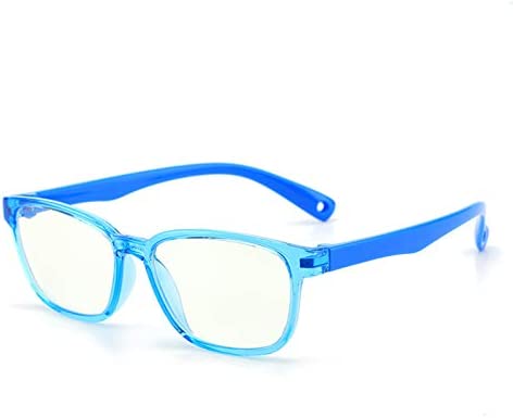 Eyeglasses Anti Blue Light Ray Glasses Radiation Protection Computer Gaming for kids，blue frame