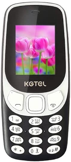Kgtel KG3310 Feature Keypad Mobile Dual SIM - Black/White