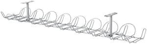 Signum Wall Mounted TV Cable Management Horizontal - Silver