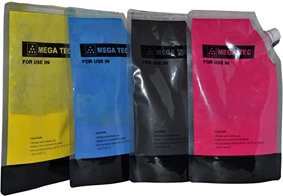 Japanese MPC4500 Powder Rico Ink - 160g - (4 bags) CMYK