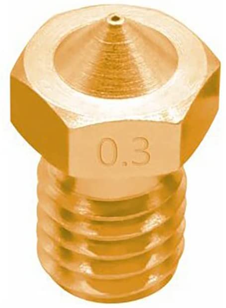 3D Printer V6 M6 Threaded E3D Brass Nozzle 0.3mm