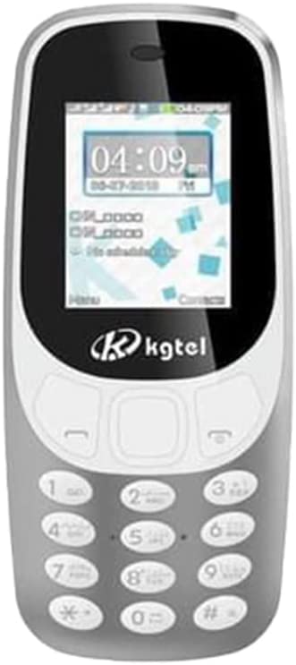 KgTel KG3310 Feature Keypad Mobile Dual SIM (Grey)