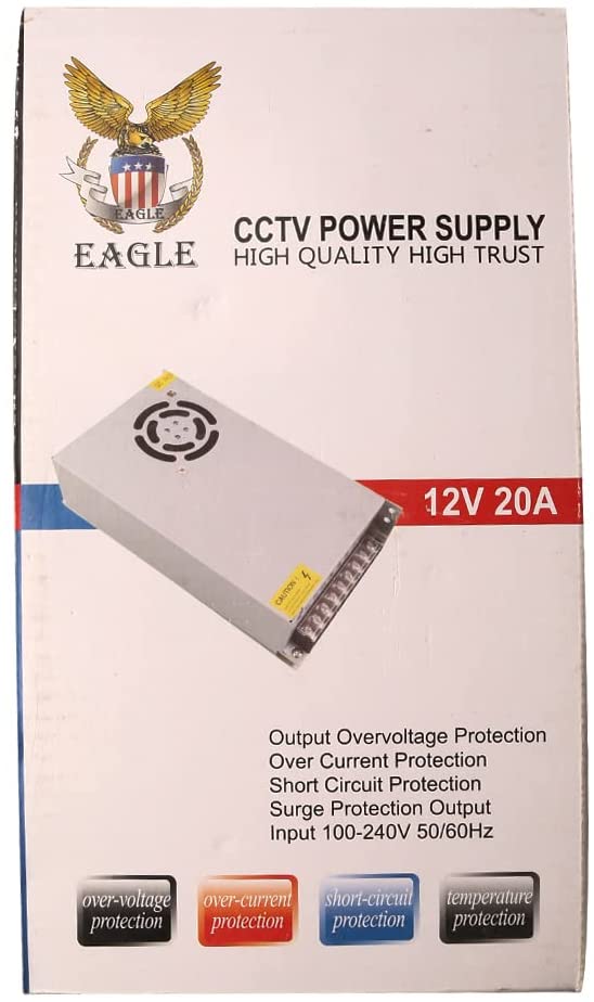 Power supply 12v/20A Eagle 5channel Output