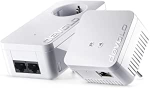Devolo dLAN 550 WiFi Starter Kit (500Mbit, pack of 2 Kit, Powerline + WLAN, 1xLAN)