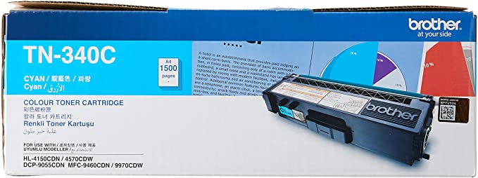 Brother Toner, Cyan [tn340c]