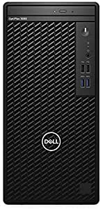 Dell OptiPlex 3080 Tower Desktop PC - Intel Core i3-10100,4GB RAM, 1TB HDD, Integrated Graphics, DOS (Black)
