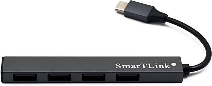 SmarTLink 4 Ports USB Type C 2.0 Metal Hub