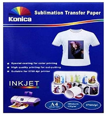 konica Sublimation Transfer Paper (100 Sheets, 135g)