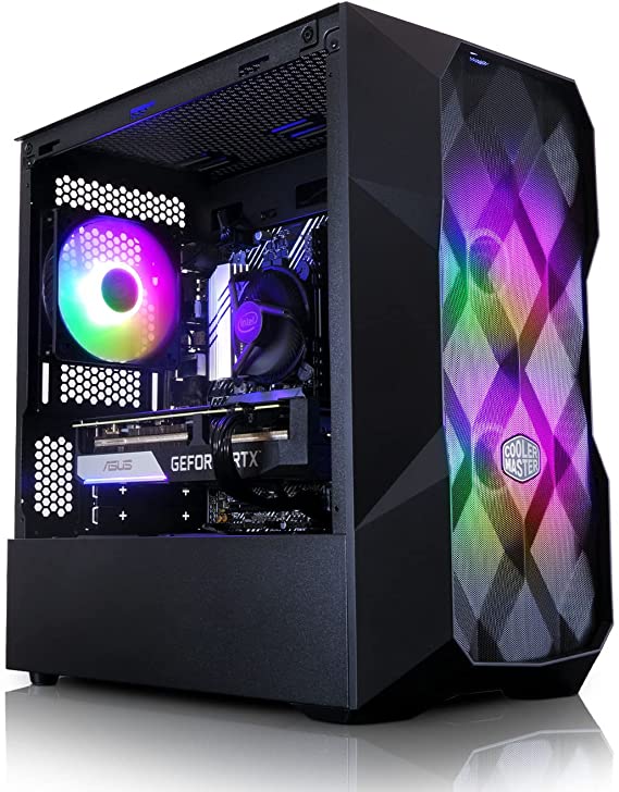 ADMI Gaming PC: Ryzen 5 2600X 4.2GHz Six Core 12 Thread, RTX 2060 6GB, 8GB 2400MHz, 240GB SSD, Phanteks P350X RGB Glass Case, Windows 10