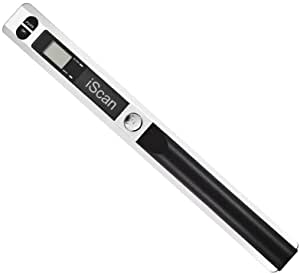 iScan Portable Document Image Handheld Scanner Color Scanner Support 900DPI LCD Display White