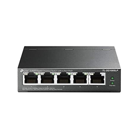 TP-Link 5-PORT GIGABIT DESKTOP SWITCH WITH 4-PORT POE+