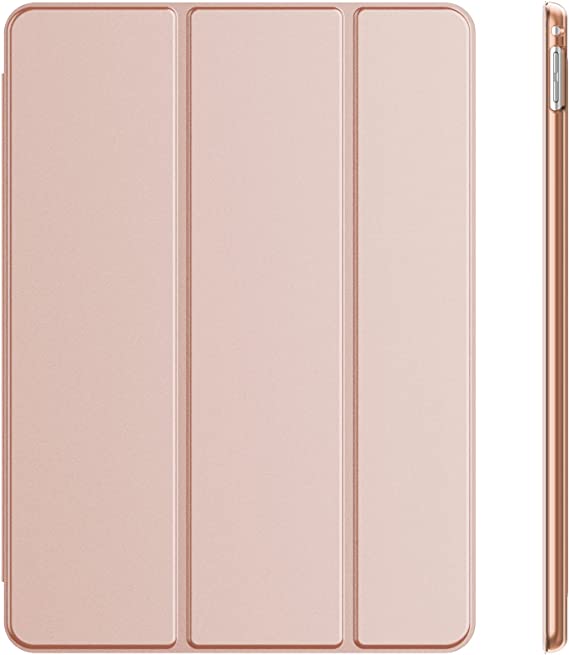 JETech Case for iPad Pro 12.9 Inch (1st and 2nd Generation, 2015 and 2017 Model), Auto Wake/Sleep (Rose Gold)