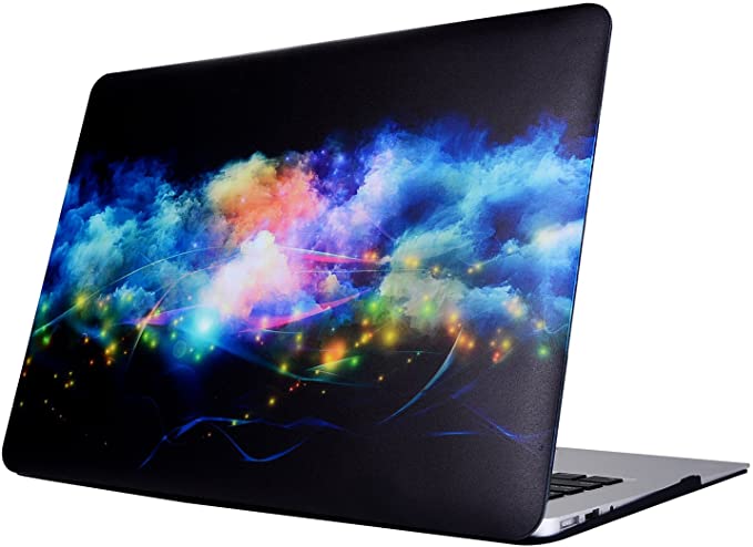 YMIX Plastic Cover Snap on Hard Protective Case for MacBook Pro 13" with CD-ROM (A1278) , #Mysterious Smoke