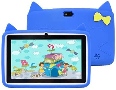 Kides Educational Tablet, Pre installed Educational Games - 7 Inch - 16GB Rom,1GB Ram, Free Gifts,BLUE