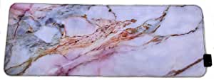 Marble RGB XL Gaming Mouse Pad, Non-Slip, Water-Resistant, Rubber Cloth, Stitched Edge, Computer Game Mouse & Keyboard Mat || (80 * 30cm)