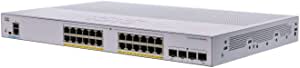 Cisco Business CBS350-24P-4G Managed Switch | 24 Port GE | PoE | 4x1G SFP | Limited Lifetime Protection (CBS350-24P-4G)